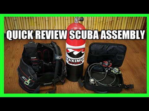 How to set up your scuba gear (Tank, BCD and Regulator)