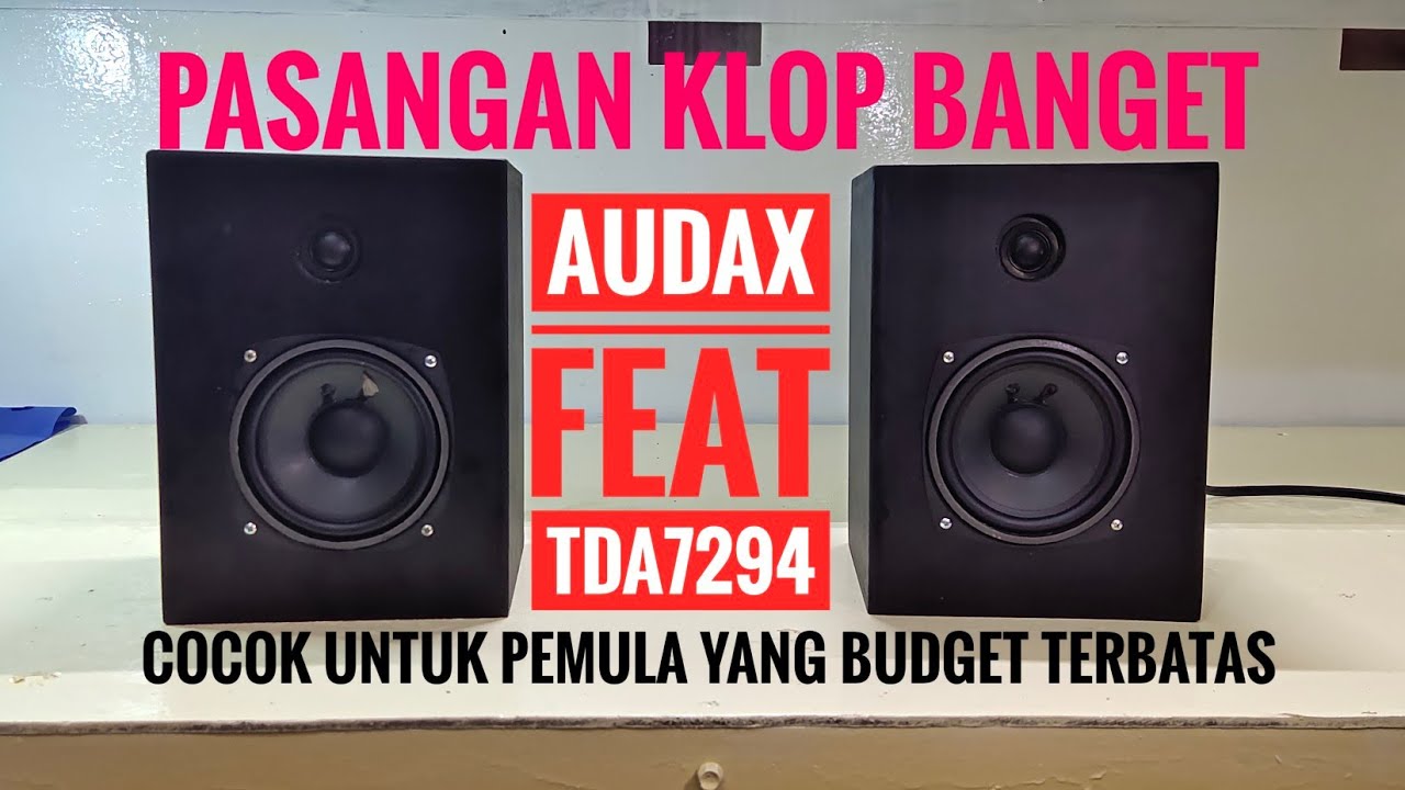 Audax for speaker monitor recording (TDA7294) - yoxx robinson