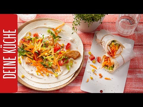 Wrap mit Hähnchen – schnelles Gericht 🌯 | REWE Deine Küche