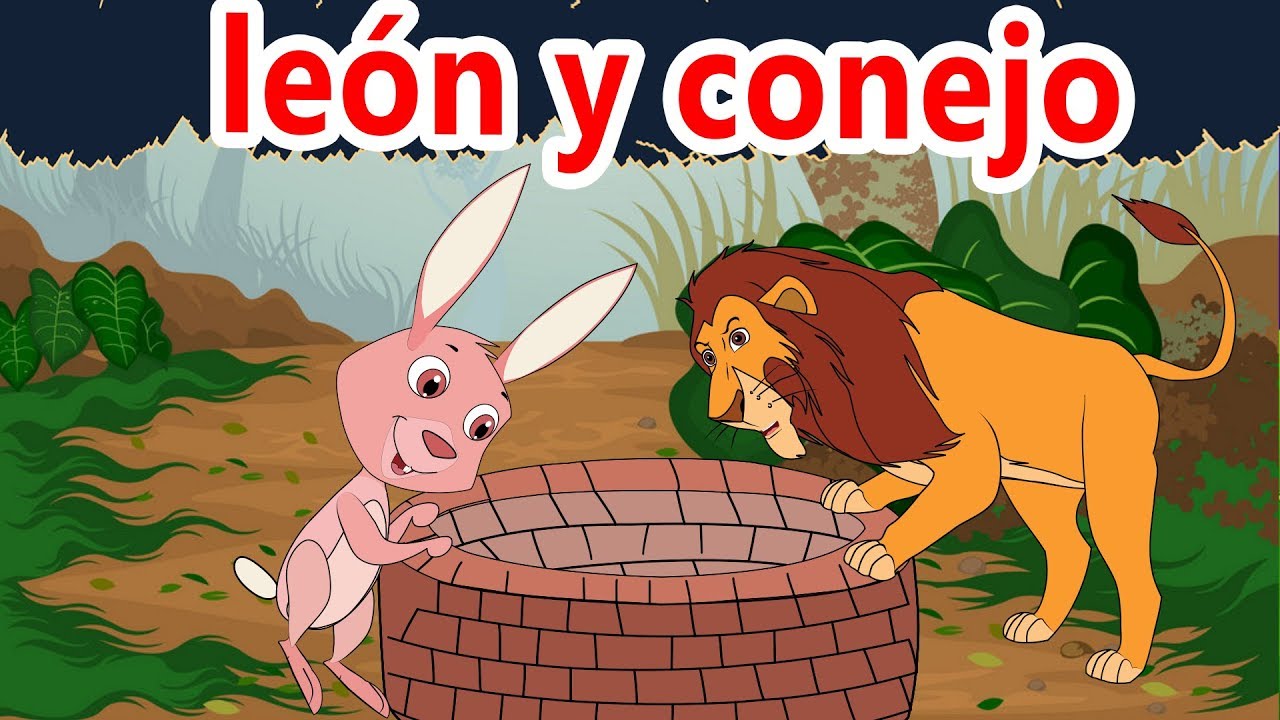 historia de león y conejo español | Cuentos para dormir | Cuentos De Hadas Españoles