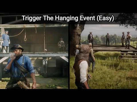 How To Trigger The Hanging Event After Turning In The Bounty (Easy) - RDR2