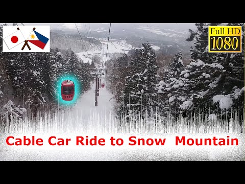 Cable Car Ride to Snow Mountain | Japan Life 2021 | Takasu Snow Park | GoPro Hero 9 | Insta360 One R