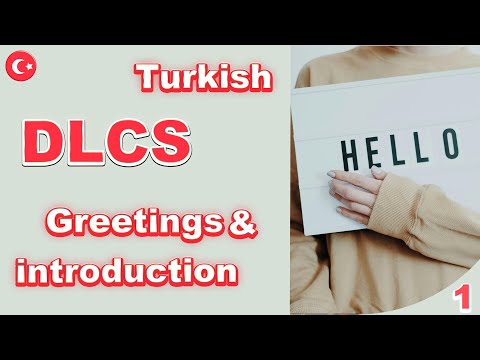 Turkish Daily Life common Sentences #1 | Greetings & Self-Introduction in 10 minutes