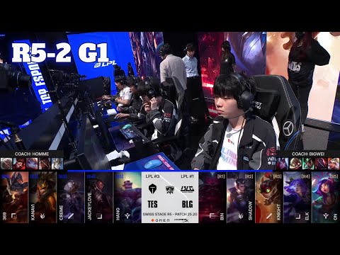 TES vs BLG - Game 1 | Day 9 LoL Worlds 2025 Swiss Stage | Top Esports vs Bilibili Gaming G1 full