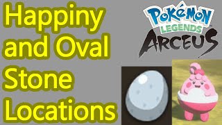 Pokemon Legends: Arceus Happiny locations and oval stone farming guide