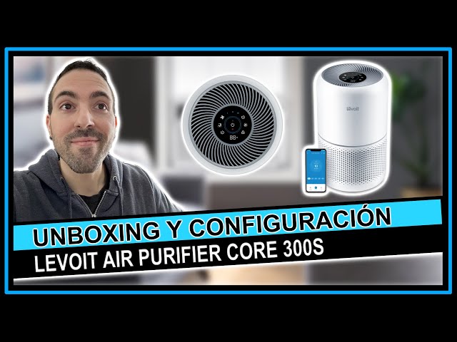 Vídeo relacionado con LEVOIT Purificador de Aire con Filtro HEPA Core 300S, Compatible Alexa y APP, Modo Inteligente, 22dB Modo de Sueño Silencioso, Elimina 99.97% de Alergia Polen Ácaros Humo Pelo de Mascota, Bajo Consumo