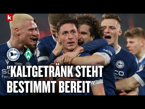 Video Thumbnail: Party-Modus in Bielefeld: "Der Tank wird sich gleich wieder auffüllen" | Arminia - Werder Bremen 2:1