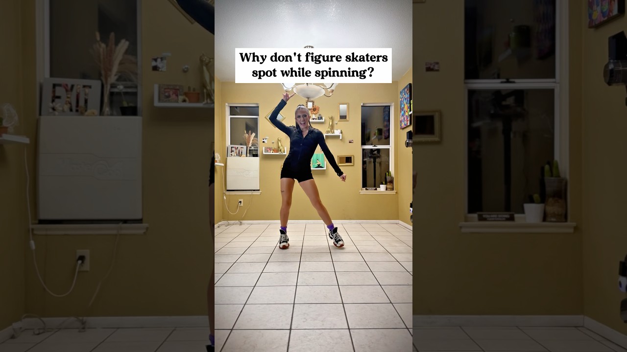 Why Figure Skaters Don’t Spot While Spinning:
