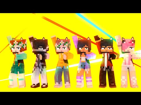 ME TOO FIRST MEET COUPLE DANCE KIM, NOI, APHMAU, AARON, KC, ZANE - MINECRAFT ANIMATION #shorts