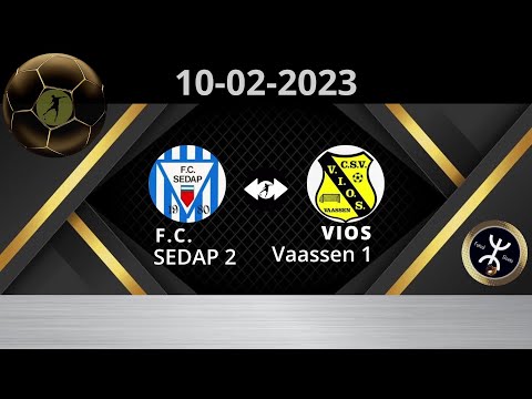 F.C. SEDAP 2 -  VIOS Vaassen 1   (10-2-2023)