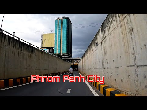 Evening Time In Phnom Penh City Cambodia Before Heavy Raining Day