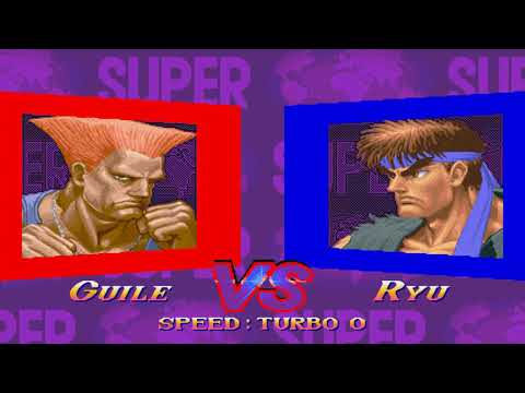 Super Street Fighter II Turbo (Arcade 1CC Hardest Difficulty) - Guile Playthrough