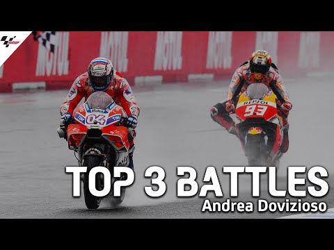 Andrea Dovizioso's Top 3 Battles | #GrazieDovi