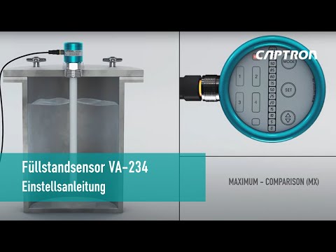 Füllstandsensor VA-234 - Einstellanleitung