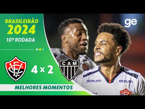 Gols e lances de Vitória x Atlético Mineiro