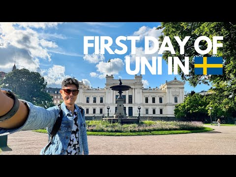 FIRST DAY OF UNI AS AN EXCHANGE STUDENT IN SWEDEN (Lund University)