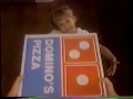 1986 Dominos Pizza Delivers One Call Does It All TV Commercial