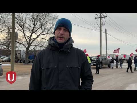 Autoport Strike Picket Line
