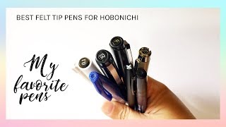 Best Felt Tip Pens for Hobonochi | paperjoyph