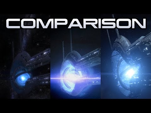Mass Effect trilogy - Mass Relay jump comparison