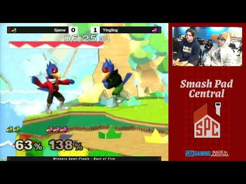 SPC 184 SSBM Winners Semis - Sjame (Green Falco) vs Yingling (Red Falco)