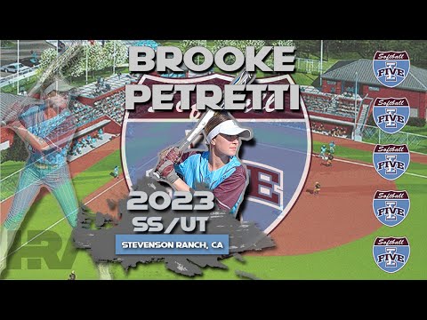 2023 Brooke Petretti 🥎 Shortstop and Utility, Softball Skills Video - i5 Softball