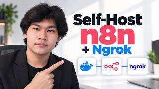 Cara Setup n8n Lokal Pakai Docker + Ngrok | Gratis & Mudah