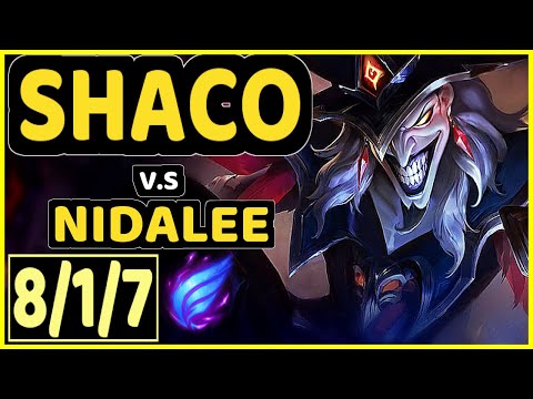 CHASESHACO (SHACO) vs NIDALEE - 8/1/7 KDA JUNGLE CHALLENGER GAMEPLAY - NA