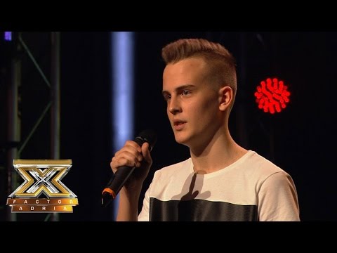 Lazar Ćirković - "You raise me up" - X FACTOR ADRIA 2015 - Auditions