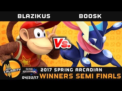 PSPA 2017  Blazikus Diddy vs SJ  Boosk Greninja   Winners Semi Finals   Smash 4 Singles