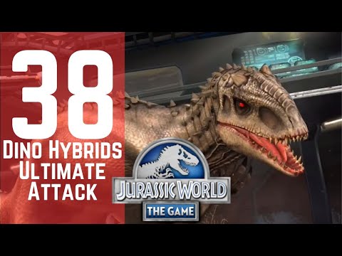 38 Dino Hybrids Ultimate Attack (incl 6 Superhybrids!) - Jurassic World The Game