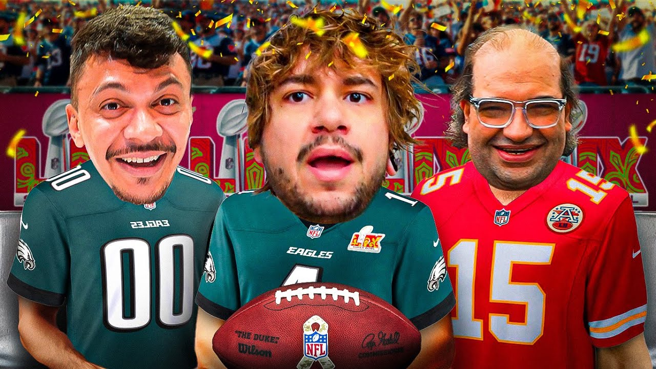 BRINO E COCIELO PERDIDOS NO SUPER BOWL COM SERJÃO FOGUETES!