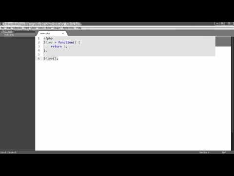 Learn PHP Anonymous functions