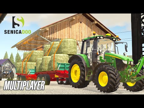 UTH19 - BALING GRASS MULTIPLAYER in South-east Slovenia