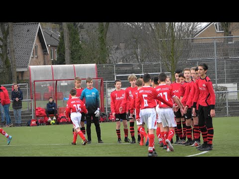 Voor aanvang AFC Quick 1890 JO14-1 - DOVO JO14-1