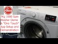 Hoover One Touch 1500 Spin Washing Machine Demo