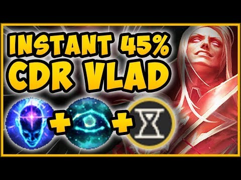 RIOT SAYS THIS CHAMP TAKES THE MOST SKILL?! DO YOU AGREE?? 45% CDR VLAD SEASON 9 - League of Legends