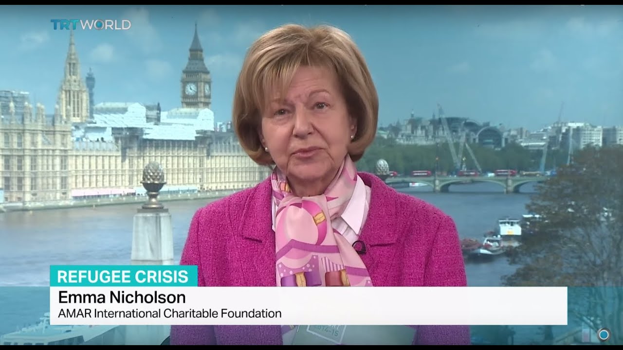 Interview with Emma Nicholson from AMAR on refugee crisis in Belgium
