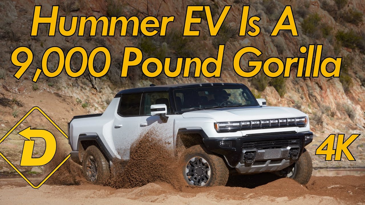 First Drive! 2022 GMC Hummer EV Is 9000 Pounds Of Bad ...