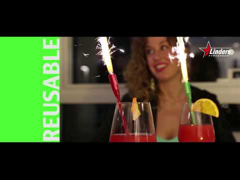 Cocktailsticks Fountains - Drinkpinnar med fontän - Linders Fyrverkeri