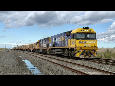 5MP2 Pacific National Steel Train (14/10/2021) - PoathTV Australian Railways