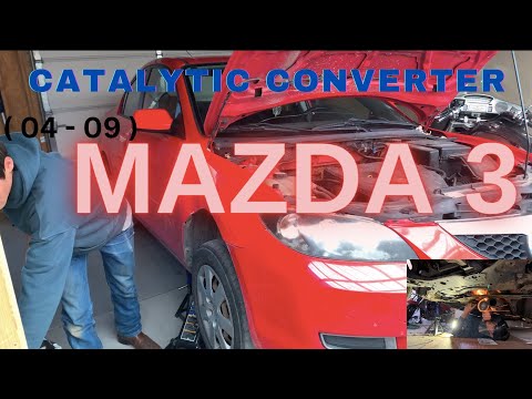 REPLACING CATALYTIC CONVERTER ON MAZDA 3 | 07 - 09