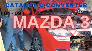 REPLACING CATALYTIC CONVERTER ON MAZDA 3 | 07 - 09