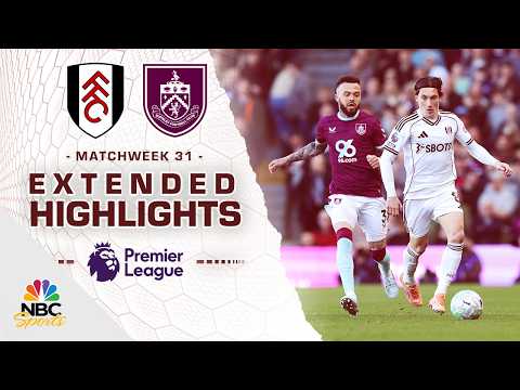 Fulham v. Burnley | PREMIER LEAGUE HIGHLIGHTS | 3/21/2026