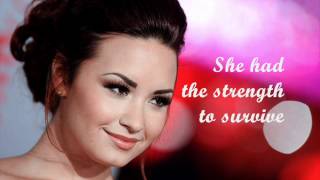 Yes I Am - Demi Lovato Lyrics On Screen