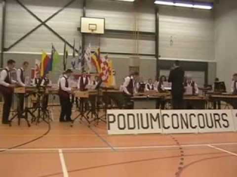 Slagwerkensemble Wilhelmina Bedum - Podium concours Hattem 2007