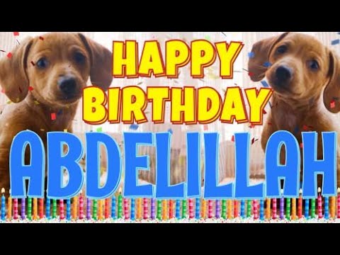 Happy Birthday Abdelillah! ( Funny Talking Dogs ) What Is Free On My Birthday