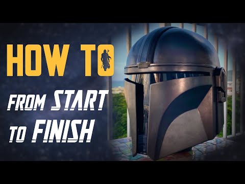 How to Make a MANDALORIAN Helmet - Step by Step