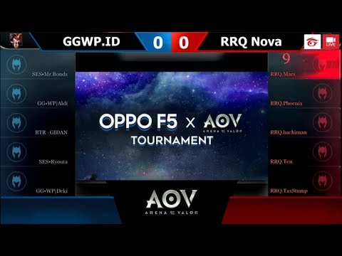 GGWP.ID vs RRQ Nova - SEMI FINAL oppo F5 x AOV turnament #1