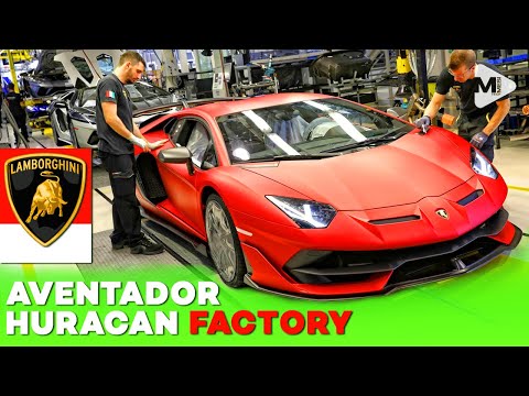 , title : 'Lamborghini Factory - Aventador & Huracan Assembly Line - Production Process | Mega Factories'